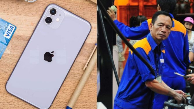 Bảng giá xăng dầu hôm nay tối 20/5: Xăng RON 95 ổn định sát 24.000 đồng/lít, iPhone 11 rẻ như cho