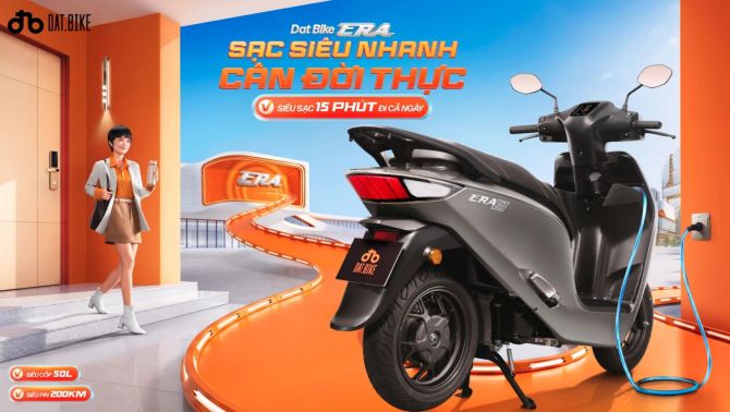 Dat Bike ra mắt 'tân binh' xe máy điện gia đình mới: Giá chưa tới 30 triệu đồng, chạy 150km/lần sạc