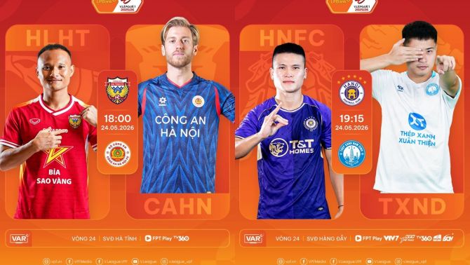 Lịch thi đấu bóng đá Việt Nam hôm nay 24/5: Bảng xếp hạng V.League có biến lớn, Công Phượng lên hạng?