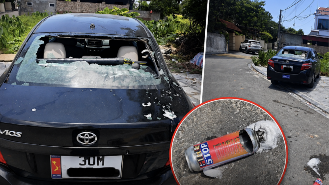 Hà Nội 'chạm ngưỡng' 40 độ C: Kính Toyota Vios bất ngờ phát nổ giữa trưa, chủ ô tô cần lưu ý ngay điều này