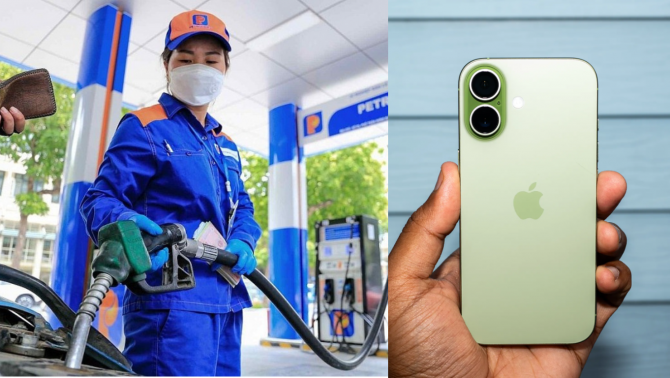 Giá xăng hôm nay 29/5: RON 95 lao dốc từ đỉnh gần 7.000 đồng mỗi lít, bảng giá iPhone 17 giảm sâu