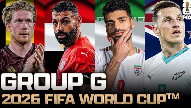 Lịch thi đấu bảng G World Cup 2026: Iran ngáng đường Ai Cập; ĐT Bỉ chia tay thế hệ vàng