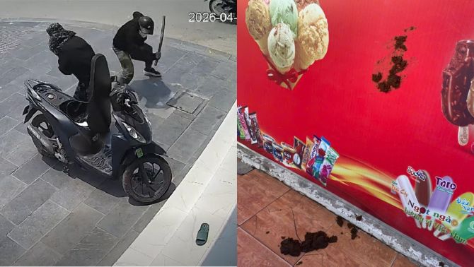 Người phụ nữ ở Nghệ An bị ném phân trâu vào cửa hàng sau khi bị kẻ lạ bịt mặt hành hung