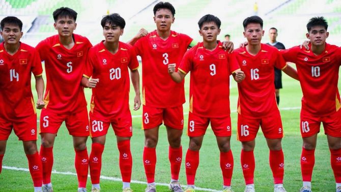 Ghi 3 bàn vào lưới U19 Timor Leste, người hùng U19 Việt Nam gây sốt U19 Đông Nam Á là ai?