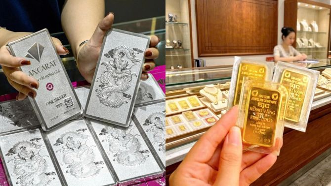 Giá vàng hôm nay 2/6: Vàng SJC, nhẫn 9999 chịu sức ép mới, giá bạc đối mặt kịch bản tại vùng 70 USD/ounce