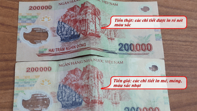 Cảnh báo tiền giả 200.000 đồng quay trở lại: Cách phân biệt với tiền thật không phải ai cũng để ý
