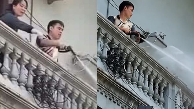 Người đàn ông xịt nước vào thợ xây nhà hàng xóm: Người trong cuộc lên tiếng, đã rõ nguồn cơn sự việc
