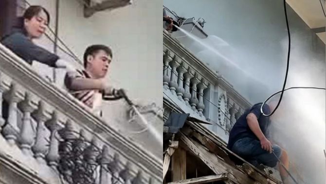 Thông tin mới vụ xịt nước vào thợ xây ở Hà Nội: Người thực hiện có bị xem xét trách nhiệm?