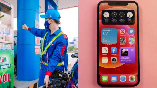 Cập nhật giá xăng dầu trưa nay 8/6: Xăng E5 RON92 chưa đầy 22.000 đồng/lít, iPhone 12 có rẻ?