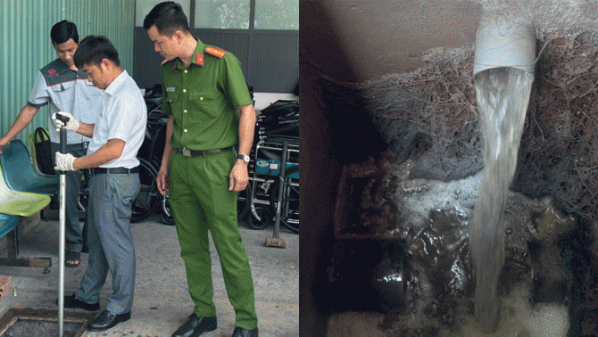 Phạt cực nặng bệnh viện quốc tế xả nước thải từ khu rác, đồ bệnh nhân ra ngoài: Coliforms vượt 310 lần