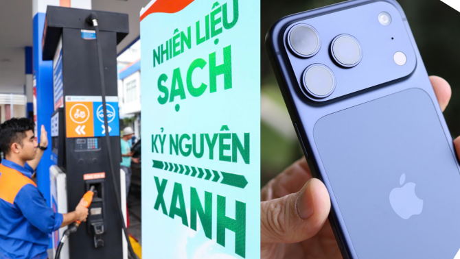 Giá xăng dầu hôm nay: Thị trường dầu thô lao dốc 3%, dự báo giá xăng dầu ngày mai tiếp tục giảm, giá iPhone 17 Pro rẻ