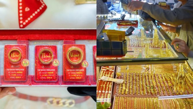 Giá vàng hôm nay (trưa 10/6): Vàng SJC, nhẫn 9999 bốc hơi thêm 5 triệu/lượng sau vài giờ, người dân không kịp trở tay