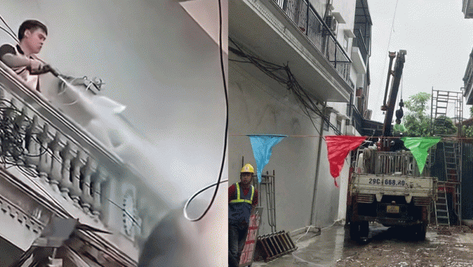 Vụ xịt nước vào thợ xây ở Hà Nội: Cái giá phải trả khi không tự tháo dỡ công trình lấn sang hàng xóm
