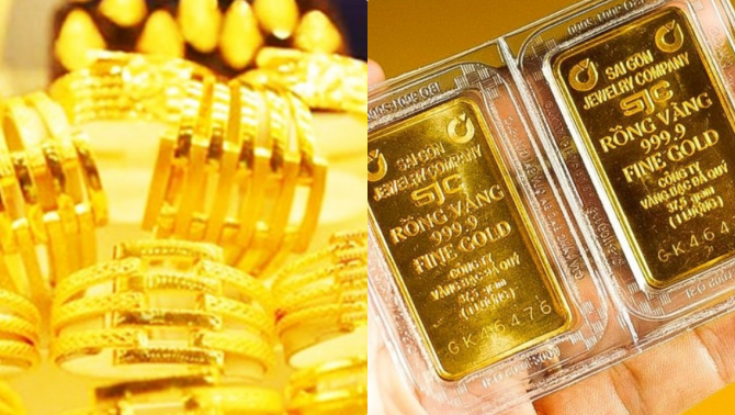 Bảng giá vàng hôm nay 12/6: Vàng miếng SJC nhẫn trơn 9999 lúc tăng lúc giảm, giá cả không đồng đều