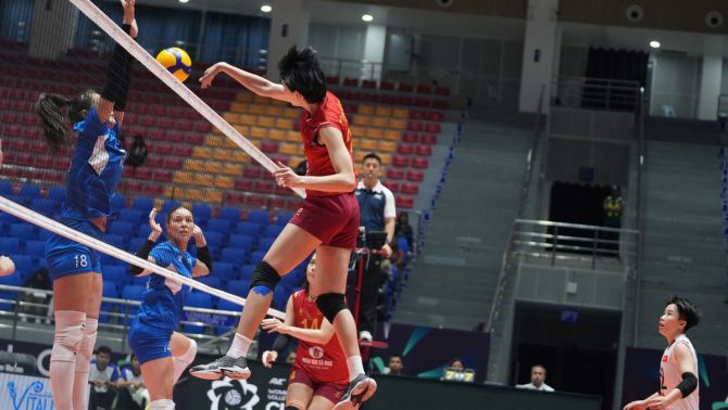 Thua đau Kazakhstan, bóng chuyền nữ Việt Nam trả giá đắt ở AVC Cup 2026