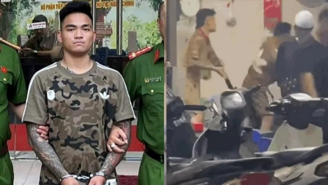 Lời khai đối tượng dùng điếu cày đánh bạn trai của người yêu cũ ở Hà Nội, hé lộ nguồn cơn sự việc
