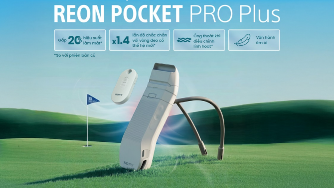 REON POCKET PRO Plus và REON POCKET 6 - Bộ đôi làm mát - sưởi ấm di động của Sony chính thức được ra mắt