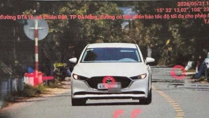 Lý do một trường hợp vi phạm luật giao thông ở Đà Nẵng được CSGT hủy biên bản xử phạt quá tốc độ