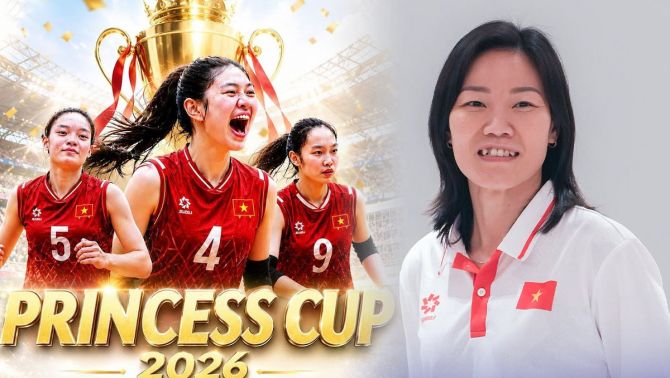Lịch thi đấu bóng chuyền nữ Đông Nam Á - Princess Cup 2026 mới nhất: Tuyển U18 Việt Nam gặp đội nào?