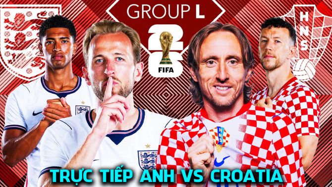 Trực tiếp bóng đá Anh vs Croatia, 3h00 ngày 18/7 - VTV6 trực tiếp World Cup 2026: Harry Kane lập công?