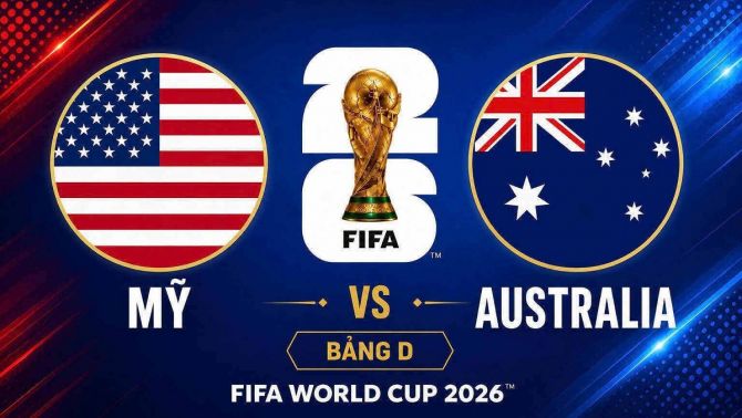 Dự đoán kết quả, tỷ số Mỹ vs Australia - World Cup 2026: Siêu máy tính ưu ái đội chủ nhà