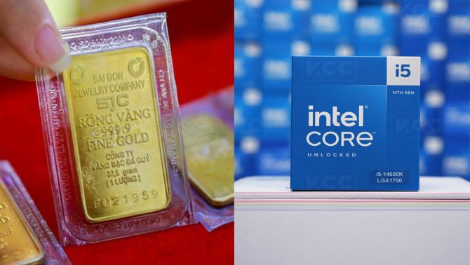 Giá vàng ngày 20/6 bước vào chu kỳ quay đầu lao dốc, chip vi xử lý Intel Core i5 giá có giảm?