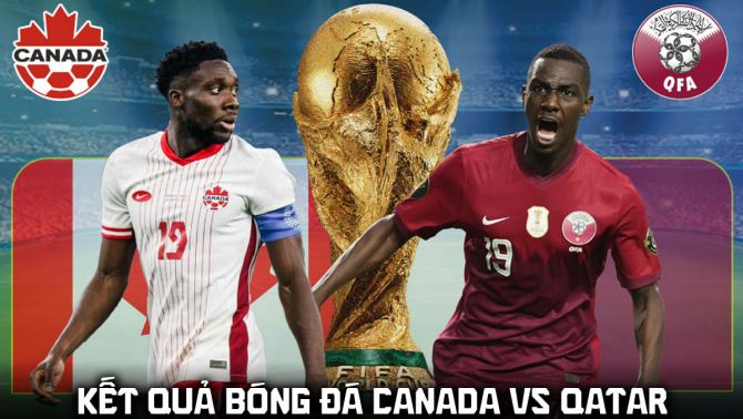 Kết quả, tỷ số Canada vs Qatar hôm nay 19/6 - World Cup 2026: Bại tướng của ĐT Việt Nam thua thảm