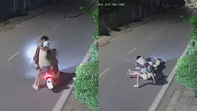 Bắt giữ kẻ biến thái vứt xe SH, chặn đường sàm sỡ cô gái trẻ ở Hải Phòng, camera ghi lại được gì?