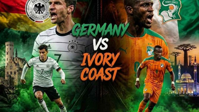 Trực tiếp bóng đá Đức vs Bờ Biển Ngà, 3h ngày 21/6 - Link xem trực tiếp World Cup 2026 trên VTV6 HD