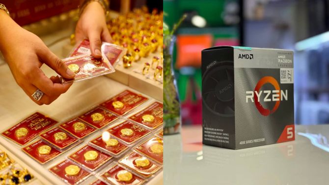 Giá vàng SJC, vàng nhẫn ngày 23/6 bật tăng trở lại vùng cao, chip vi xử lý AMD Ryzen 5 giá có rẻ?