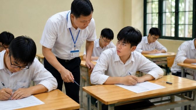 Kết quả xác minh vụ giám thị gợi ý thí sinh cho bạn ‘xem bài’ ở Quảng Ninh: Bộ GD&ĐT lên tiếng, lý do không hủy kết quả?