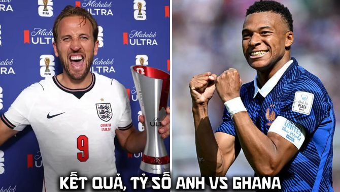 Kết quả, tỷ số Anh vs Ghana hôm nay 24/6 - World Cup 2026: Harry Kane mờ nhạt, Tam Sư gây thất vọng