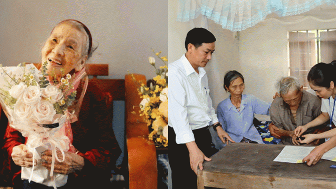 Trái ngược hoàn toàn vụ cụ bà 97 tuổi ở Hà Nội, 1 xã ở Nghệ An đến tận nhà làm thủ tục cho người già
