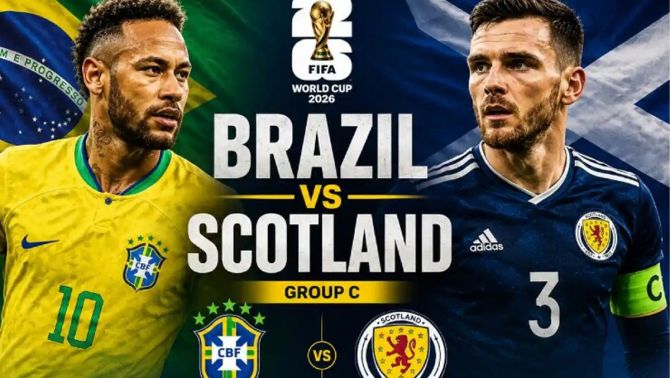 Nhận định bóng đá Brazil vs Scotland 5h00 ngày 25/6 - World Cup 2026: Neymar trở lại siêu đấu trường?
