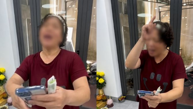 Người phụ nữ làm tóc xong trả tiền bằng cách ném xuống đất, chủ quán bức xúc cảm thấy bị xem thường