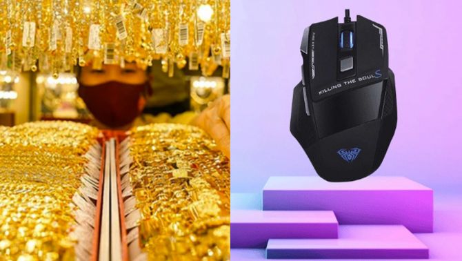 Giá vàng SJC, vàng nhẫn chiều 26/6 tăng mạnh trở lại, chuột gaming AULA giá rẻ nhất phân khúc