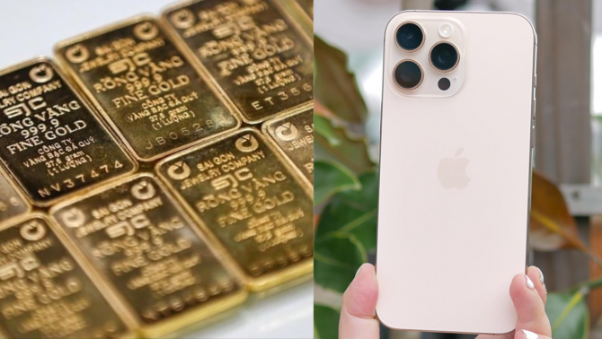 Giá vàng hôm nay tối 26/6: Vàng miếng SJC và vàng nhẫn 9999 đồng loạt bật tăng, iPhone 16 Pro max thủng đáy