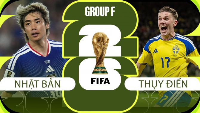 Kết quả bóng đá Nhật Bản vs Thụy Điển hôm nay 26/6 - World Cup 2026: Đại diện châu Á đón tin kém vui