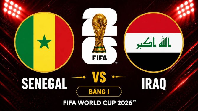 Link xem TRỰC TIẾP bóng đá Senegal vs Iraq 02h00 ngày 27/6 - VTV trực tiếp World Cup 2026 hôm nay