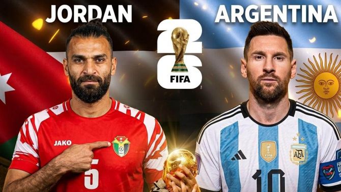 VTV6 trực tiếp bóng đá Jordan vs Argentina 9h00 ngày 28/6 - Link xem trực tiếp World Cup 2026
