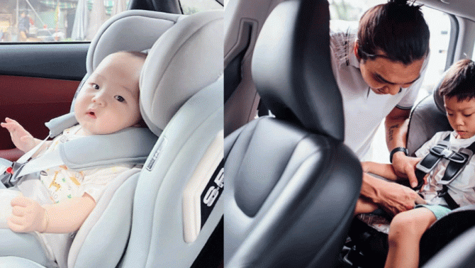 Thông tin chính thức mới nhất về hình thức xử phạt khi chở trẻ em trên ô tô không có thiết bị an toàn