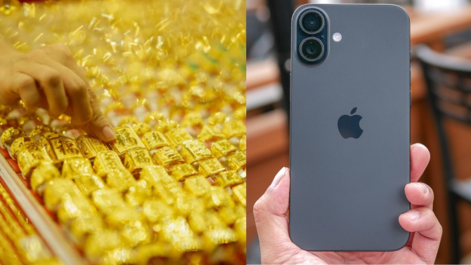 Giá vàng hôm nay tối 30/6: Giảm mạnh về gần mốc 147 triệu đồng/lượng, iPhone 16 Plus rẻ bèo