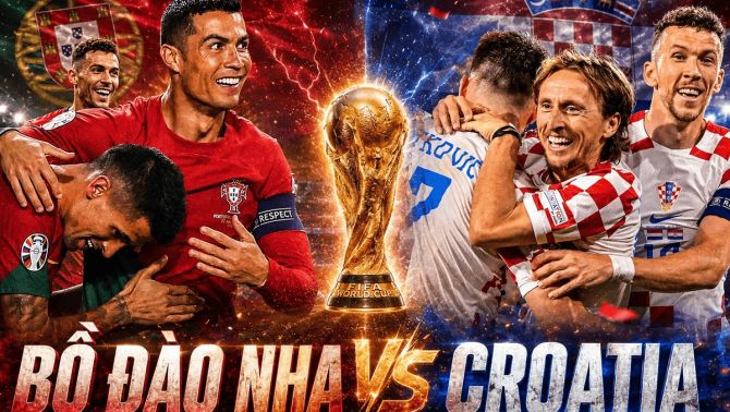 VTV trực tiếp bóng đá Bồ Đào Nha vs Croatia - Link xem trực tiếp World Cup 2026 hôm nay 3/7 trên VTV3