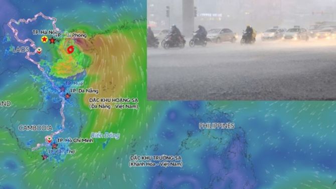Cập nhật tin bão mới nhất: Bão số 1 tiến sát đất liền, cảnh báo 3 tác động nguy hiểm tại miền Bắc