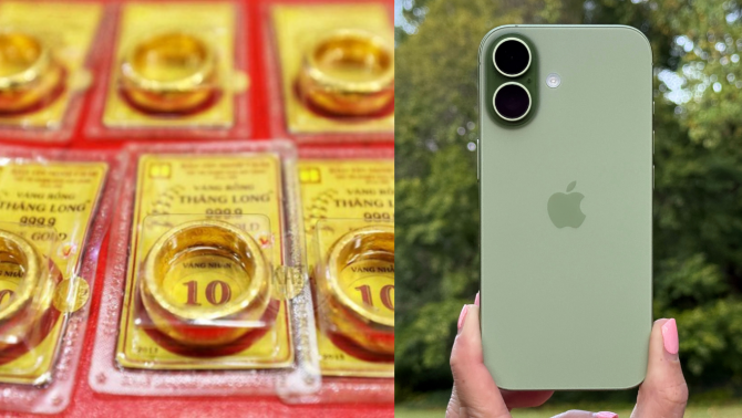 Giá vàng hôm nay 5/7: Giá vàng SJC, vàng nhẫn neo đỉnh chờ tuần mới, giá iPhone 17 giảm sâu