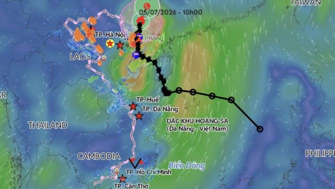 Tin bão mới nhất: Bão số 1 di chuyển với tốc độ lạ, dự báo mưa lớn đổ bộ khu vực miền Bắc