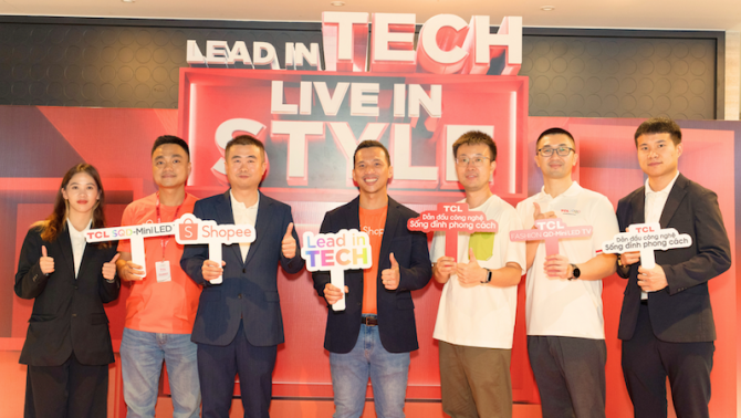 TCL hợp tác cùng Shopee phát triển hệ sinh thái công nghệ thông minh tại Việt Nam 2026