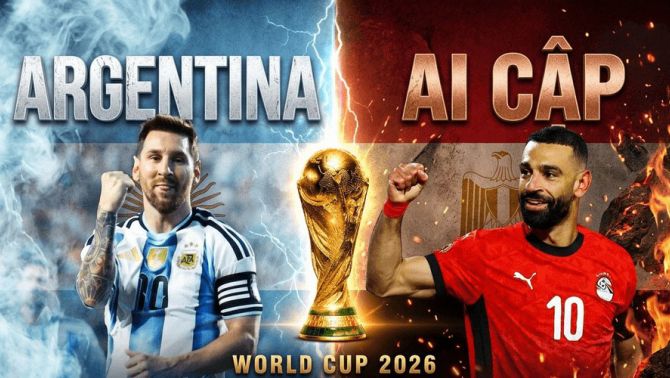 Dự đoán tỷ số, kết quả Argentina vs Ai Cập, 23h ngày 7/7 - World Cup 2026: Messi khiến Salah rơi lệ?