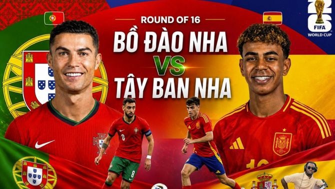 Kết quả Bồ Đào Nha vs Tây Ban Nha - World Cup 2026: Ronaldo gây thất vọng, Lamine Yamal rực sáng