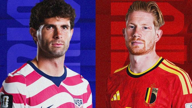 Nhận định bóng đá Mỹ vs Bỉ - World Cup 2026: Balogun tái xuất, De Bruyne ôm hận?